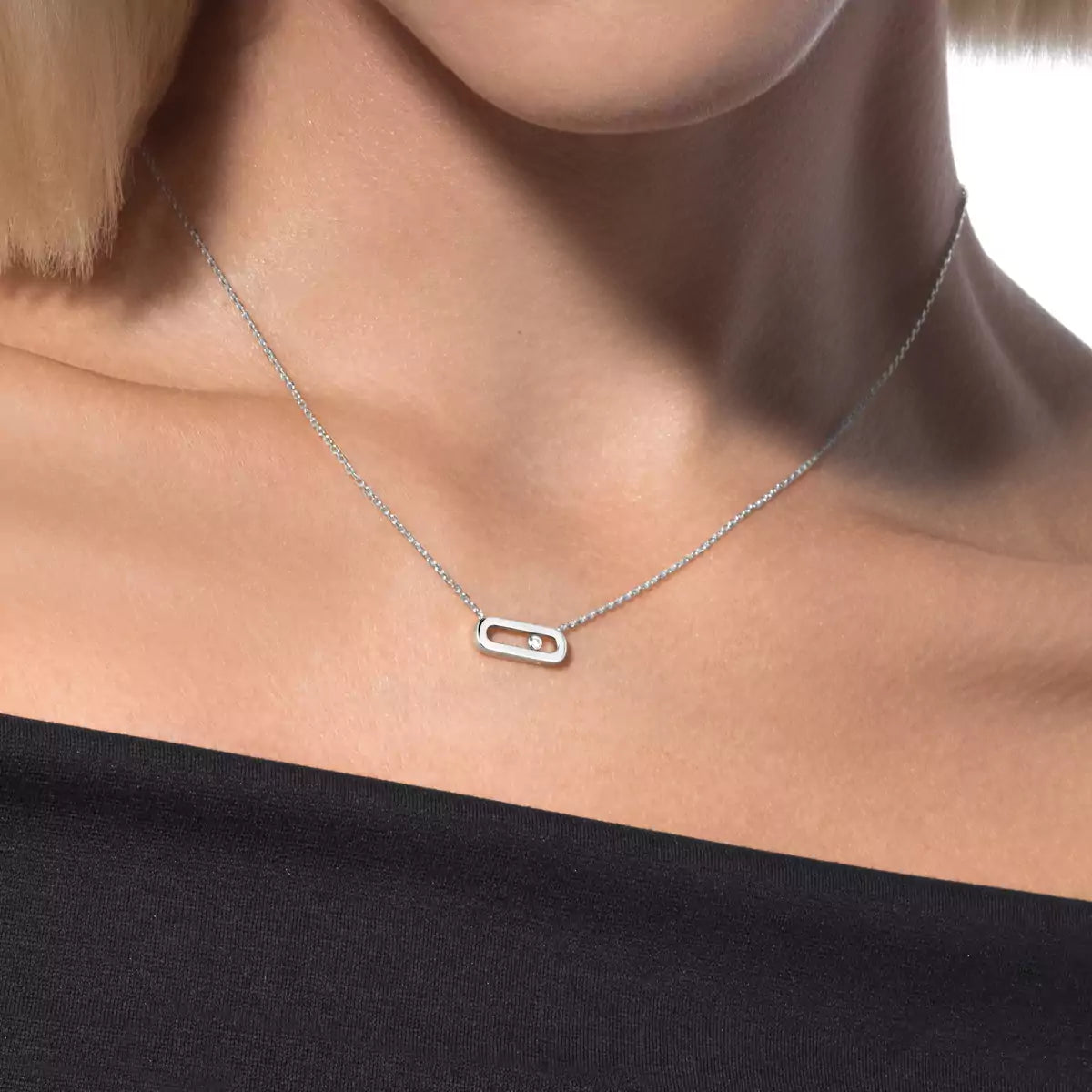 Silver Messika Necklace