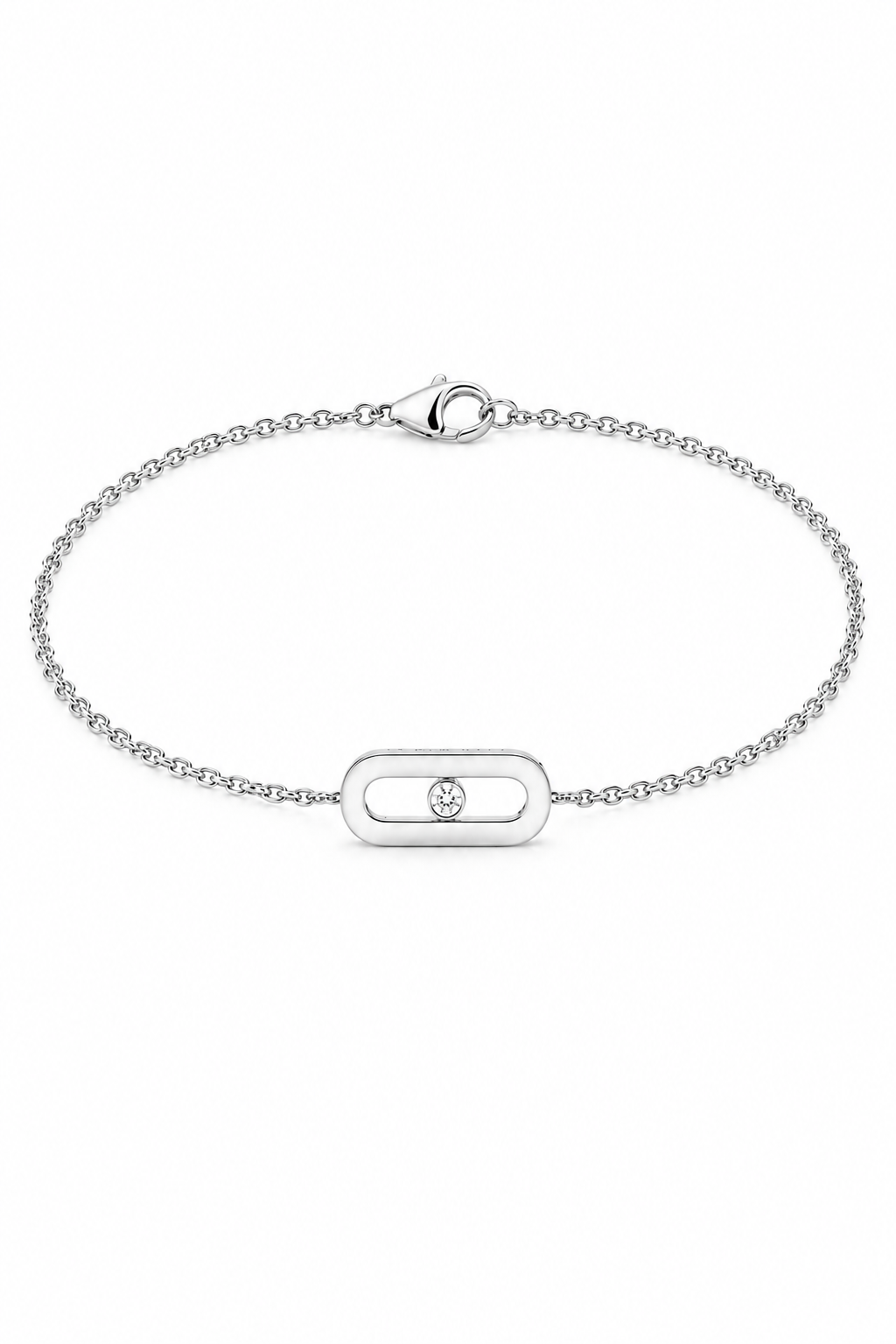 Silver messika bracelet